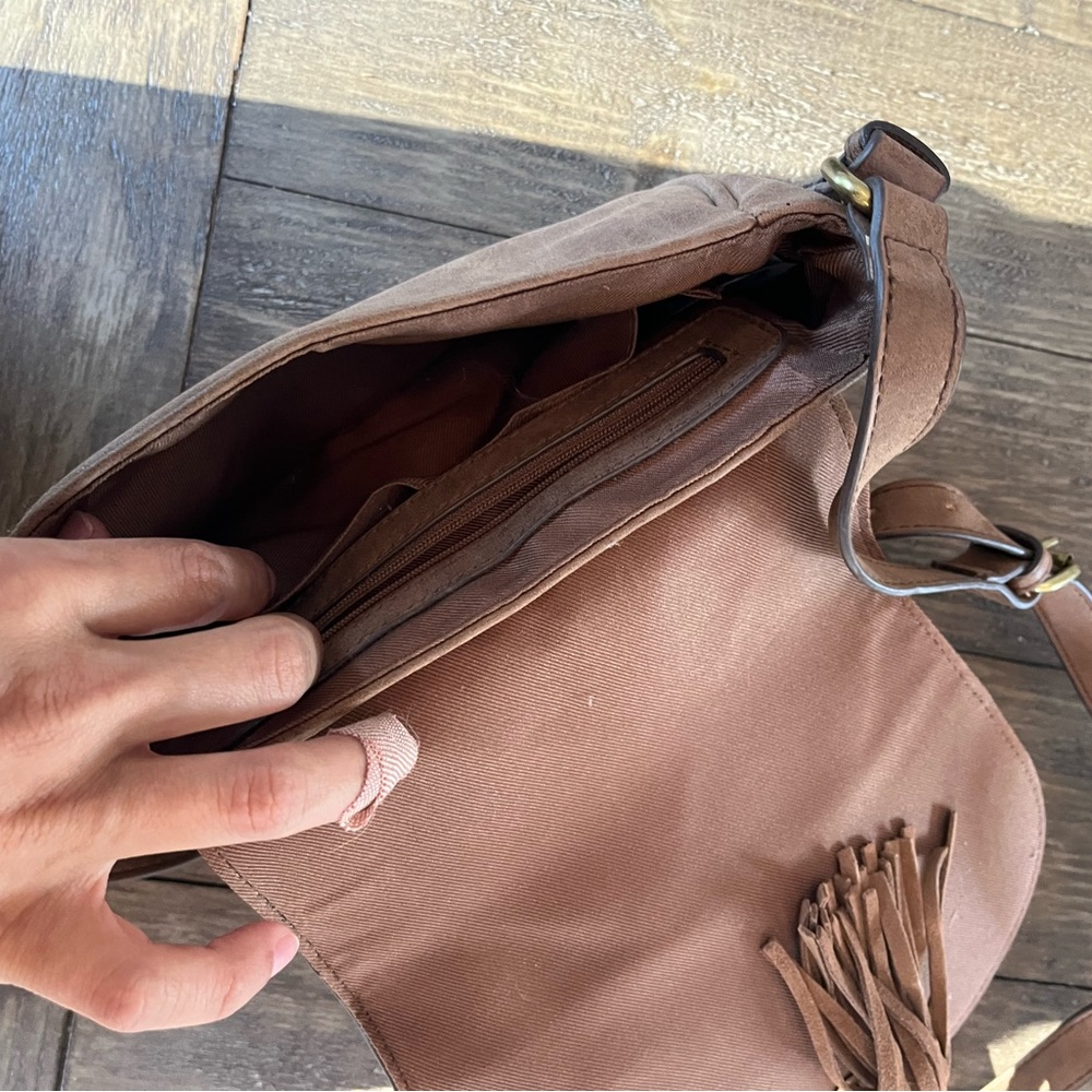 Merona patch brown purse - Picture 5 of 9